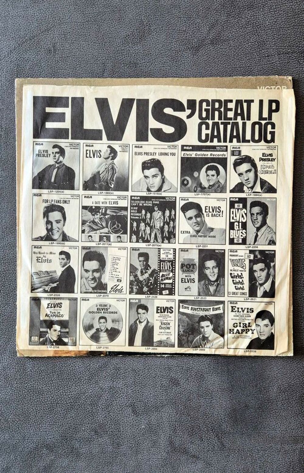 LP 33T import US Elvis Presley "Country" Collector CD et vinyles