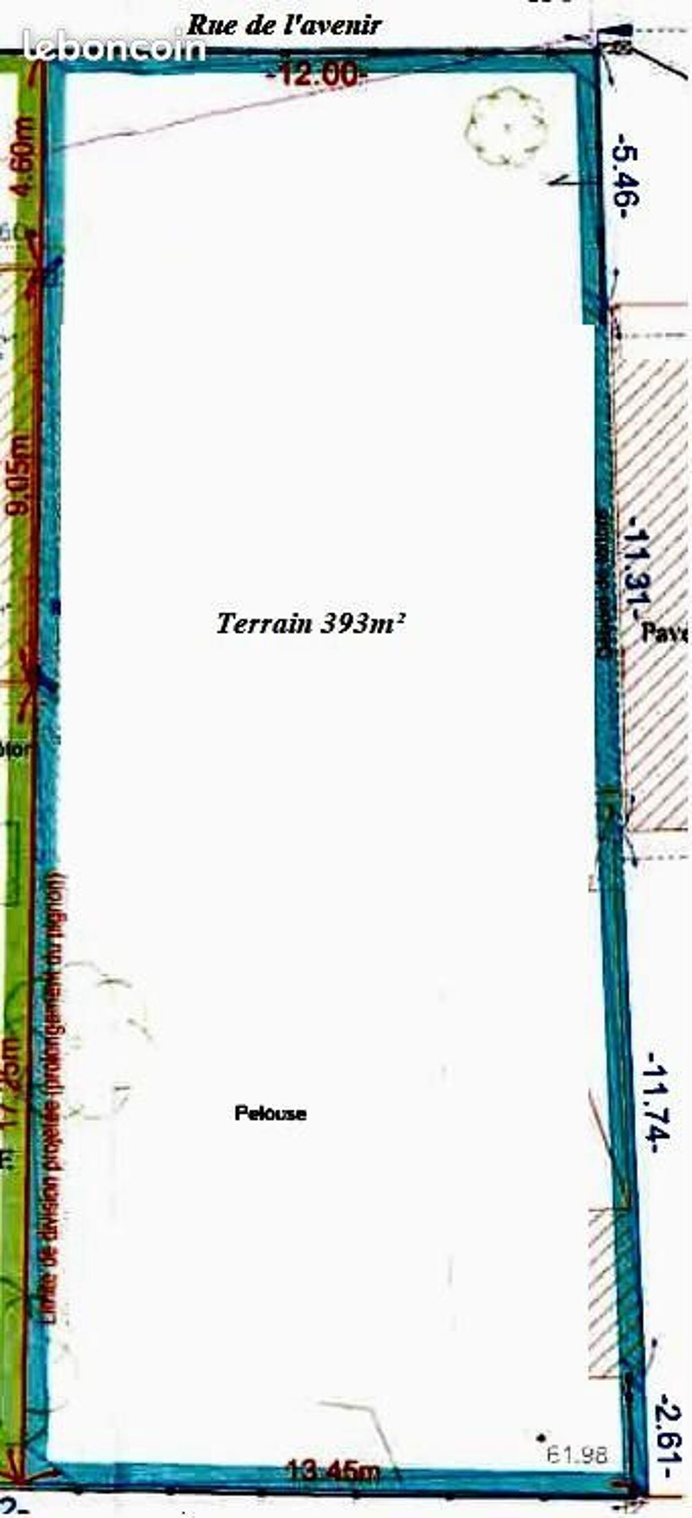 Vente Terrain UNIQUE TERRAIN 400M LES HAUTS DE BONNEUIL Bonneuil-sur-marne