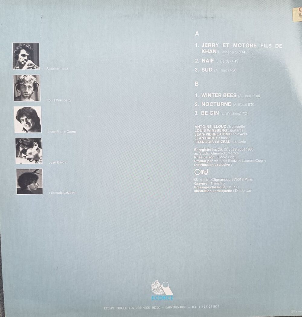 1 33 tours vinyl antoine illouz CD et vinyles