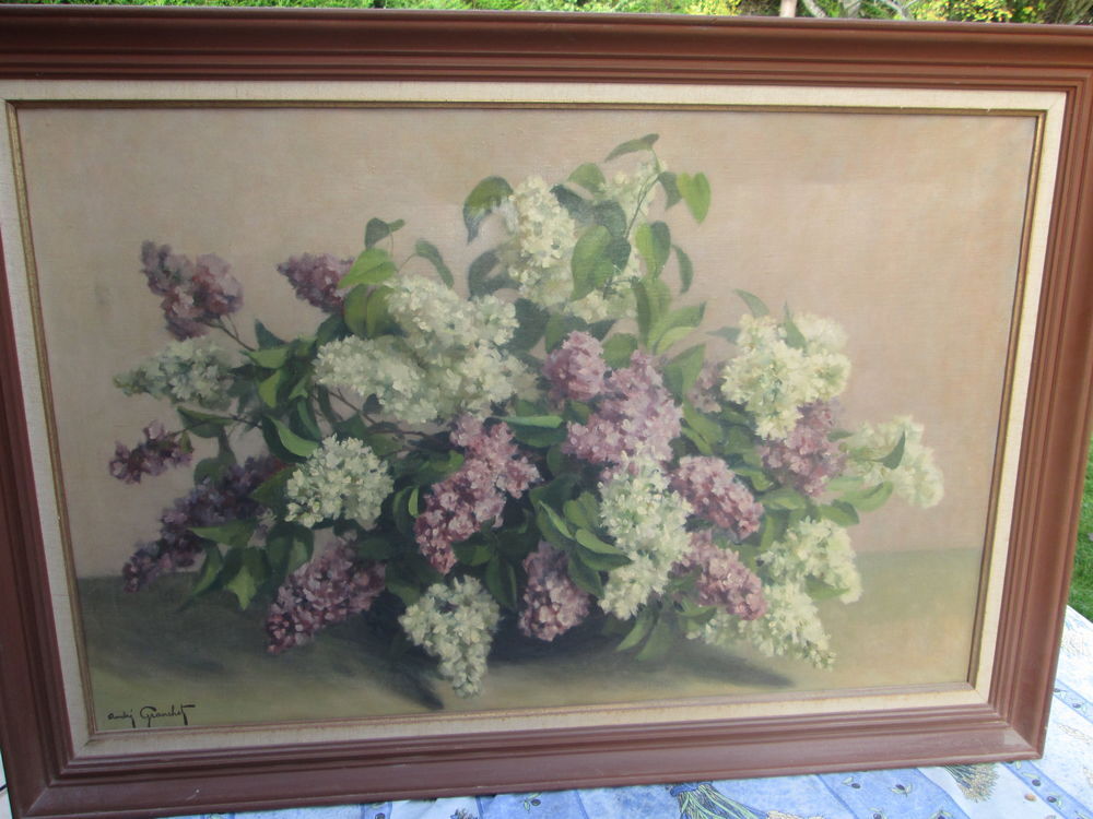 TABLEAU FLEURS D'ANDRE GRANCHET Décoration