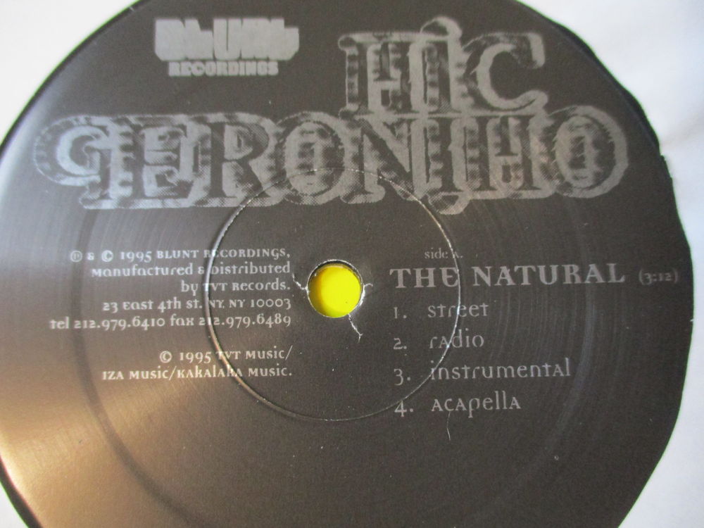 MIC GERONIMO THE NATURAL MAXI 45 1995 US RAP CD et vinyles