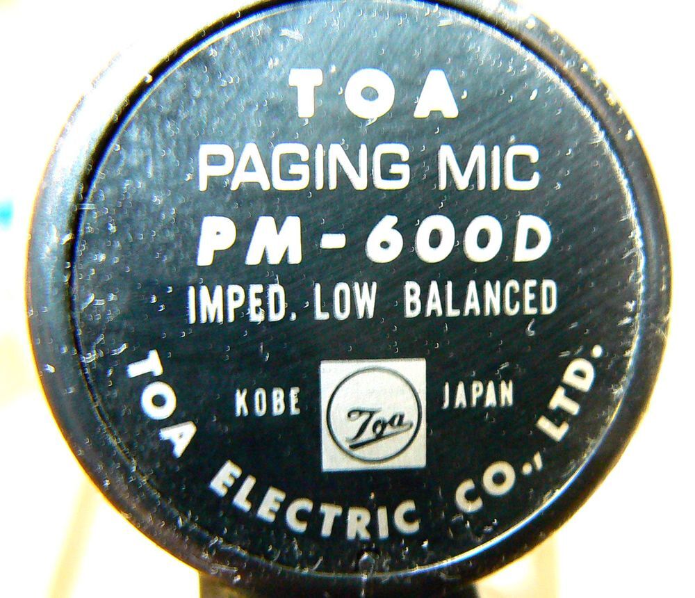 Toa PM-660D micro de conf&eacute;rence Instruments de musique