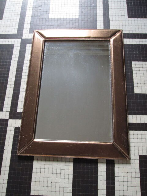 Grand miroir avec cadre en ska dor 15 Herblay (95)