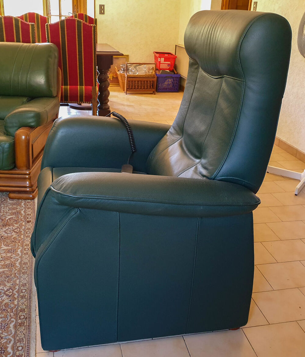 Fauteuil releveur &eacute;lectrique tout cuir Meubles