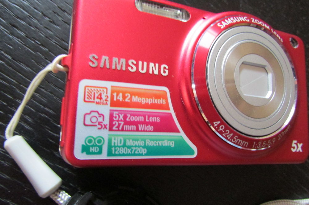 Appareil photo num&eacute;rique 14,2 m&eacute;gapixels Samsung ST65 Photos/Video/TV