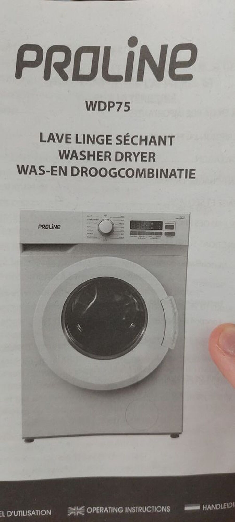 Machne &agrave; laver - lave-linge s&eacute;chant &eacute;tat quasi neuf Electroménager