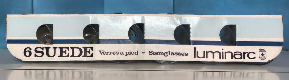 Lot de 6 verres Luminarc mod&egrave;le SU&Egrave;DE Cuisine