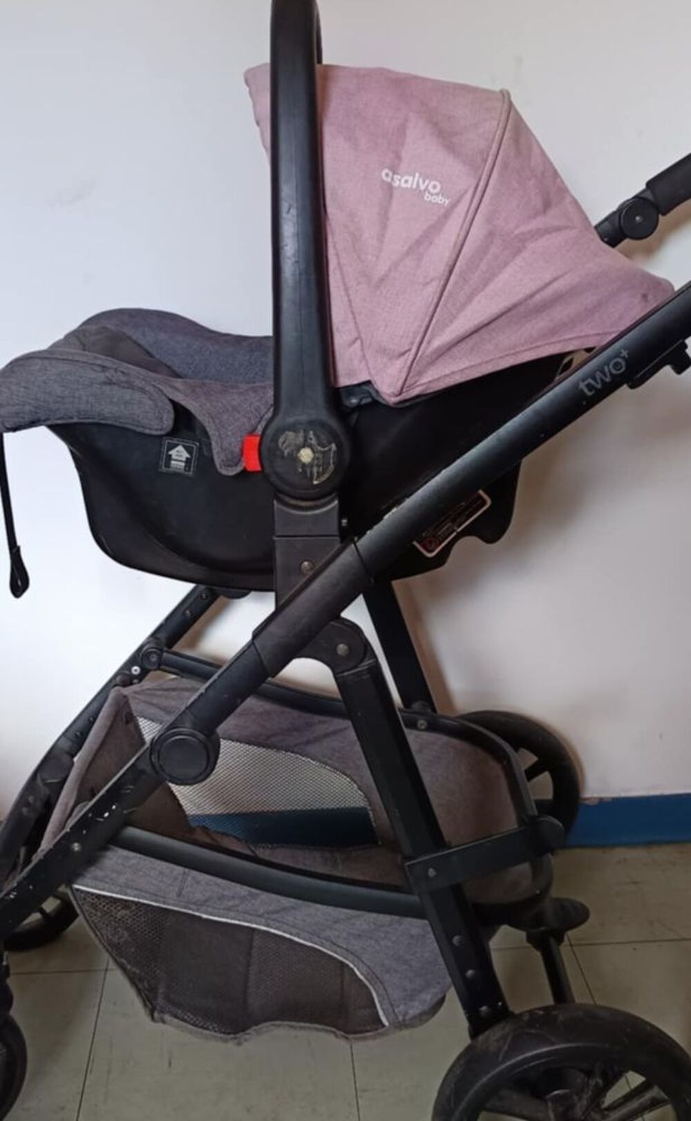 Pousette asalvo two+ naissance &agrave; 22kg 3en1 Puériculture