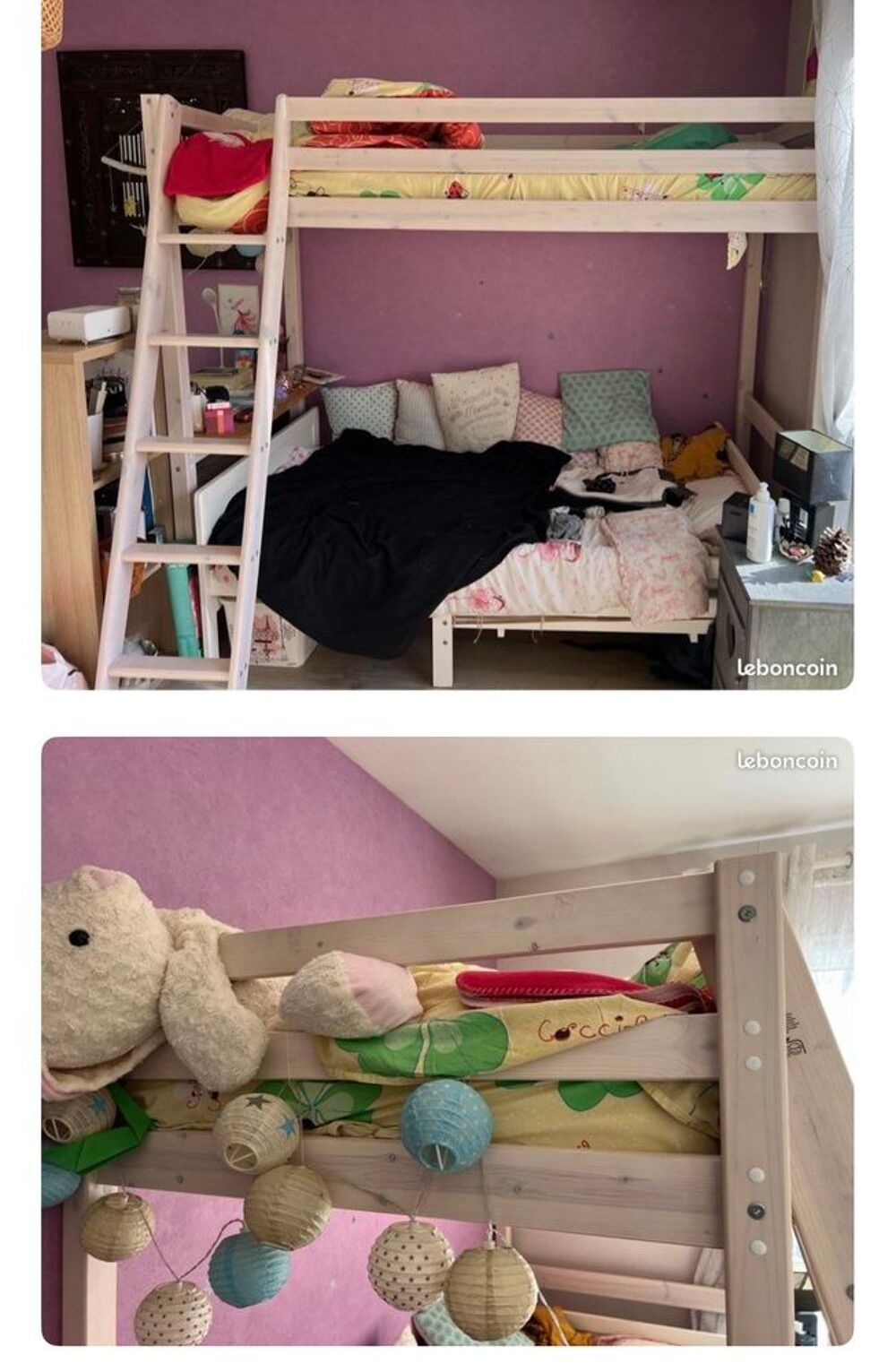 Lit mezzanine + matelas Meubles