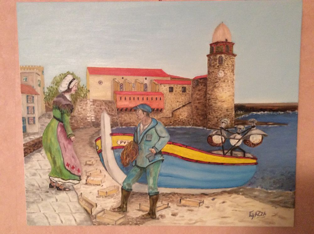 tableau collioure Décoration