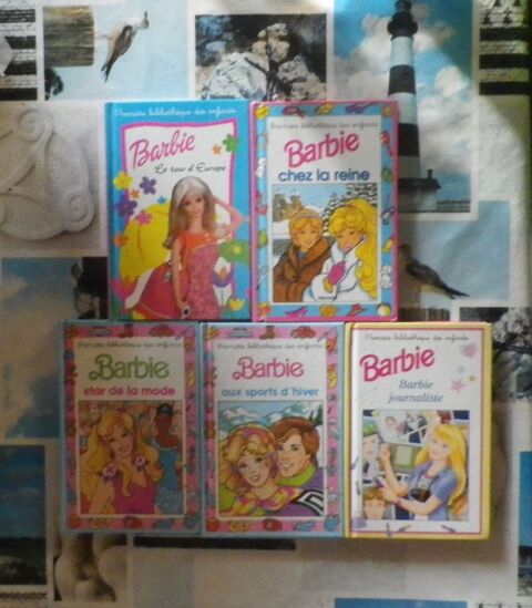 LOT DE 5 BARBIE PREMIERE BIBLIOTHEQUE DES ENFANTS 5 Bubry (56)