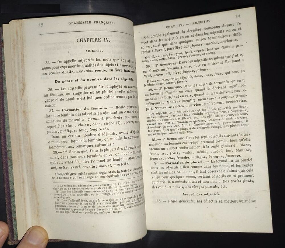 Livre offert &agrave; l'Instituteur de Ramousies (Nord) en 1861 