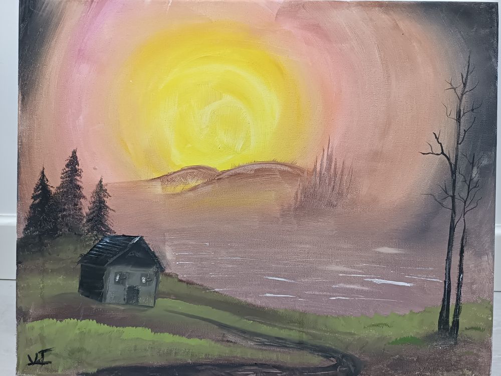 Tableau peinture acrylique Décoration