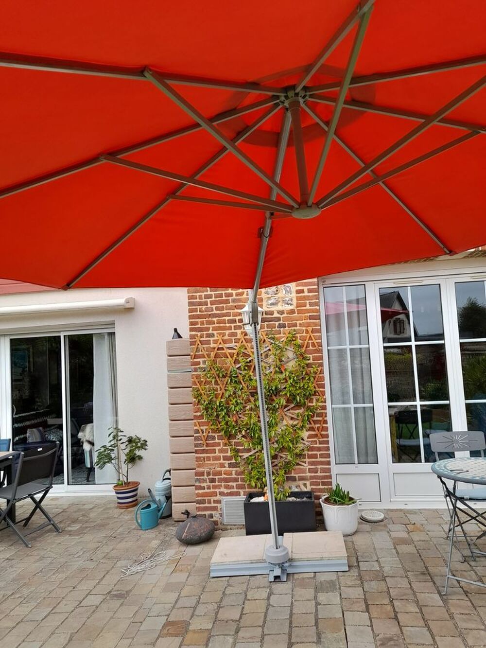 parasol retractable Jardin