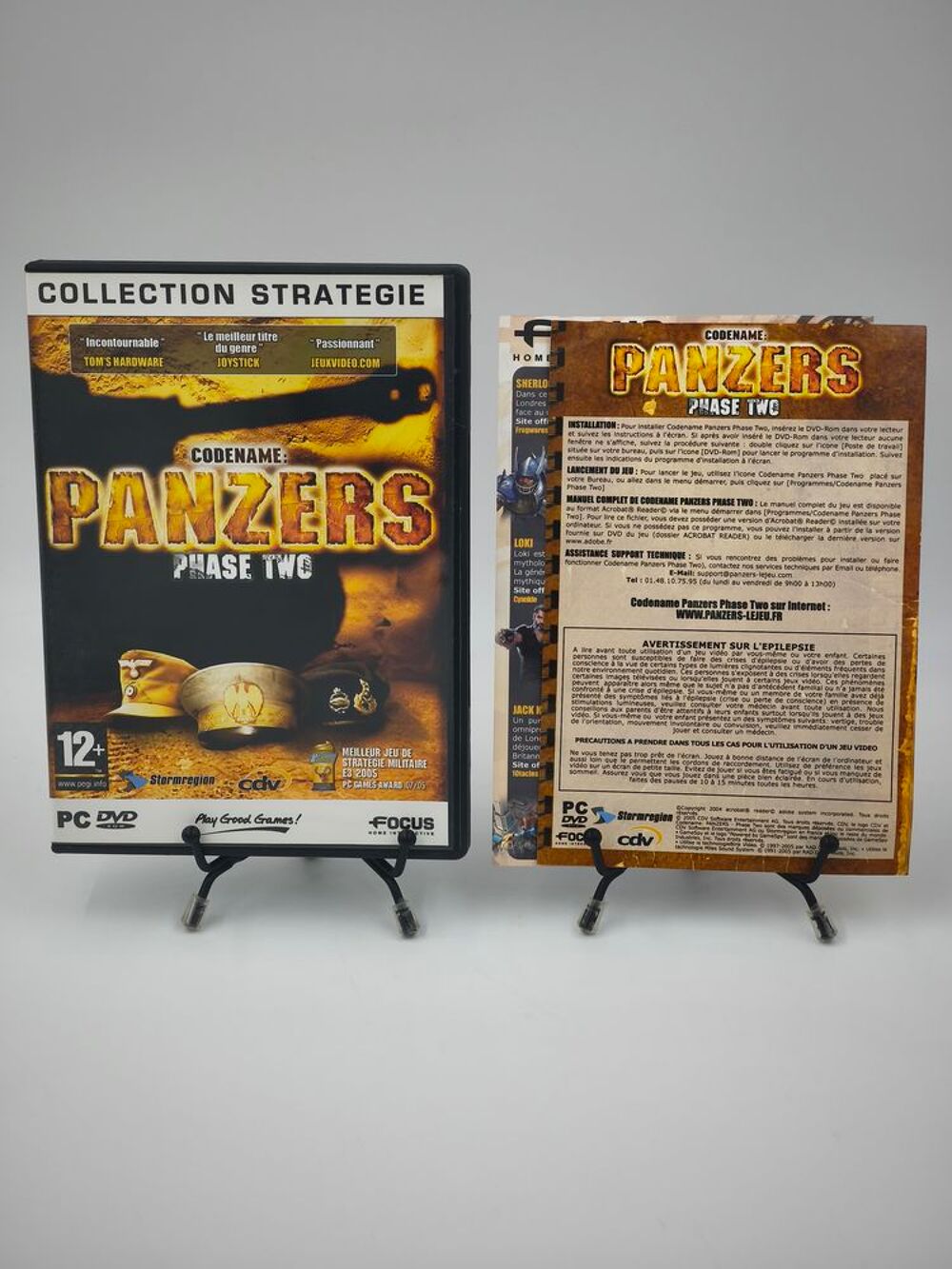 Jeu PC Codename : Panzers Phases Two en boite, complet Consoles et jeux vidéos