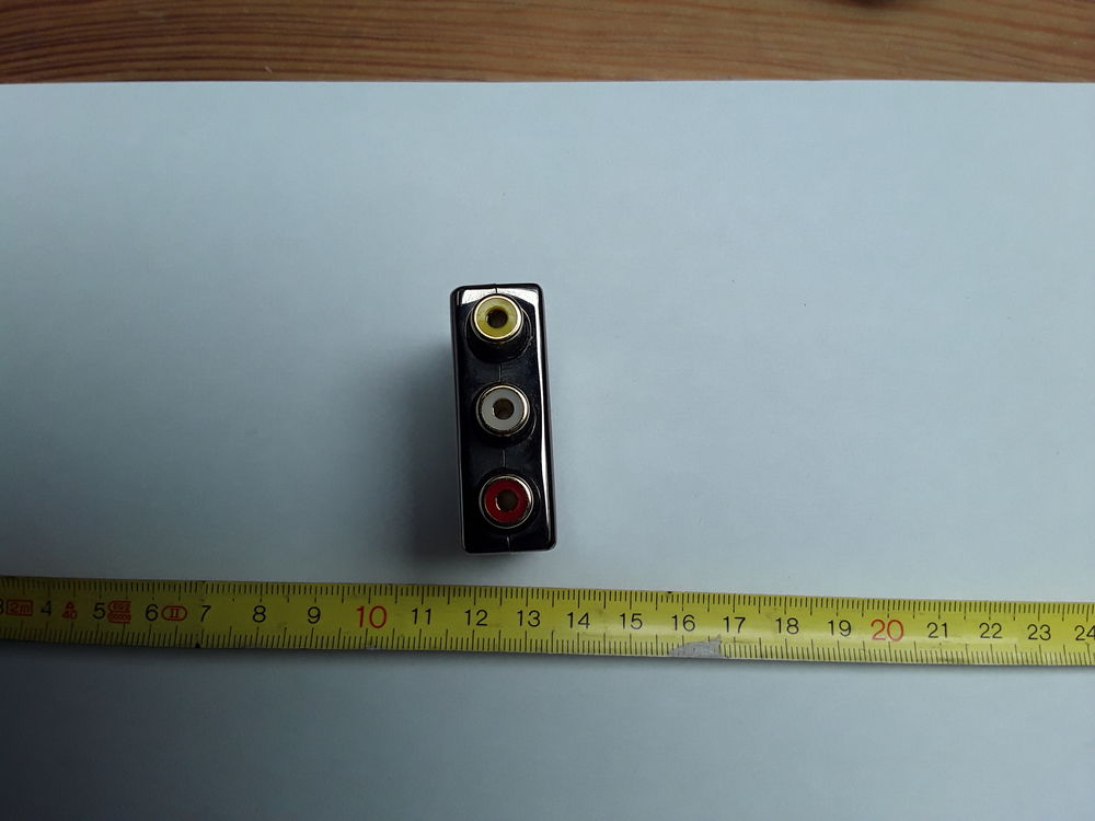 Adaptateur RCA vers RCA Femelle/Femelle Audio et hifi
