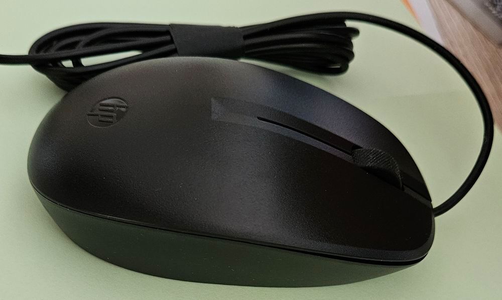 ? souris optique filaire de marque HP, de couleur noire Matériel informatique