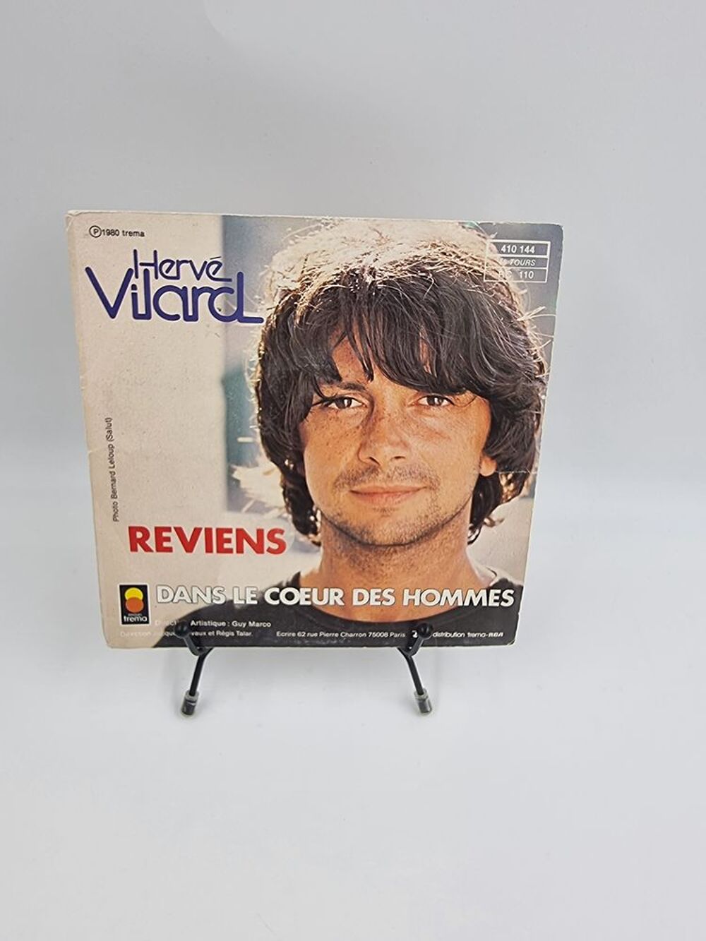 Vinyle 45 tours Herv&eacute; Vilard : Reviens / Dans le C?ur des... CD et vinyles