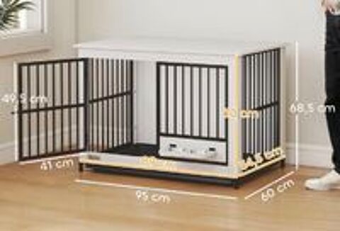   Meuble cage pour chien  