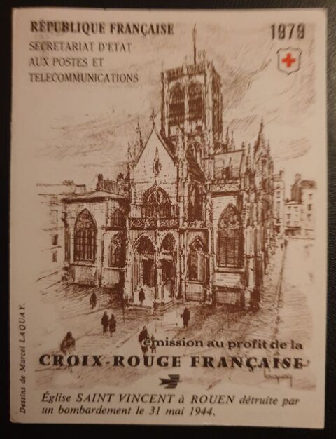 Carnet Croix Rouge 2028 de 1979 2 Jou-ls-Tours (37)