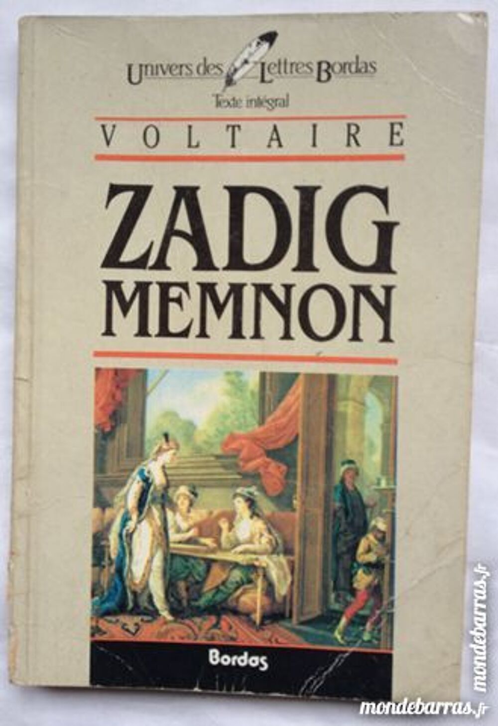 Zadig memnon Livres et BD