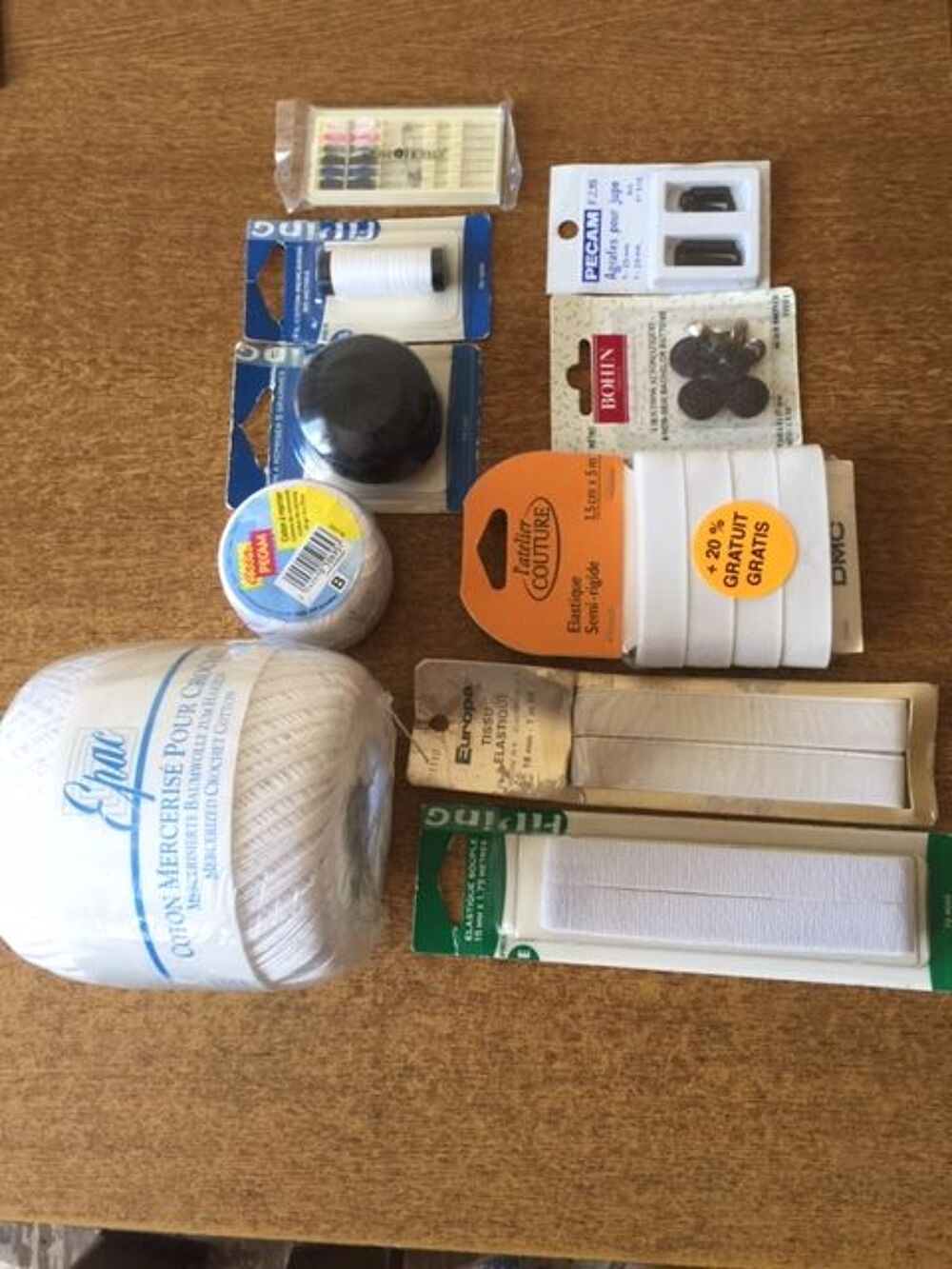 Lot mercerie 10 articles Bricolage