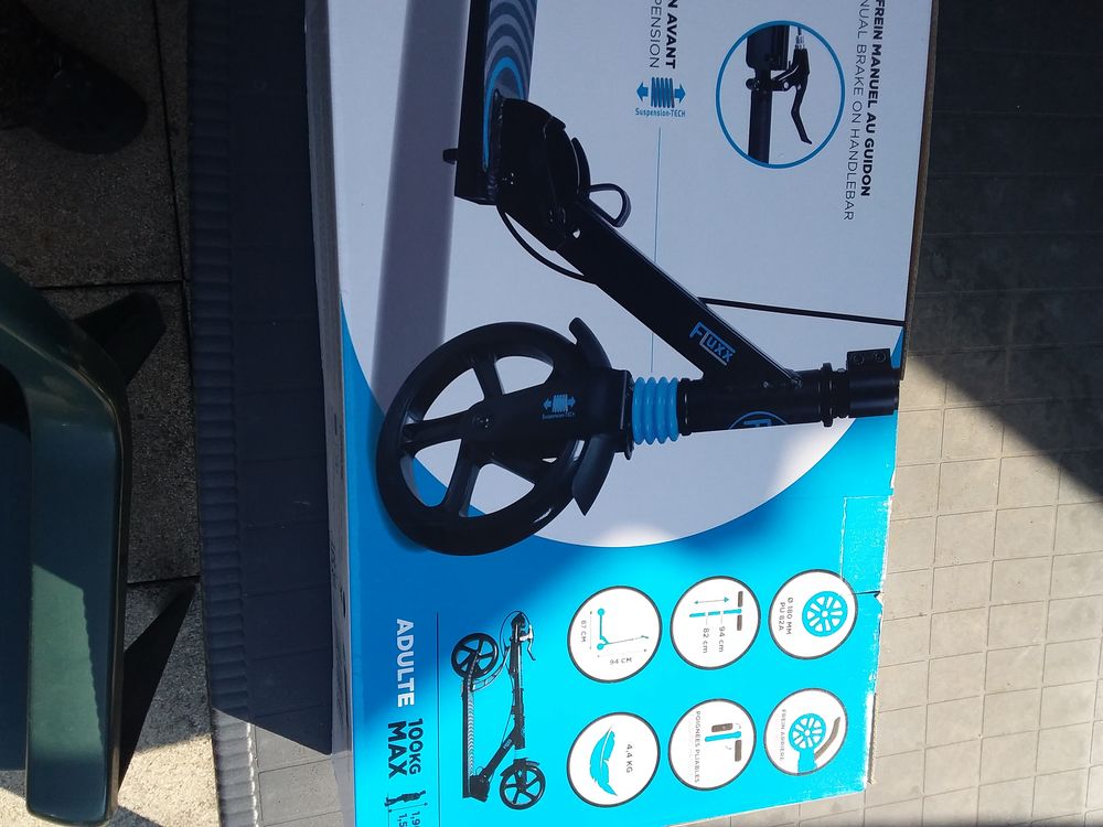 Trotinette adulte fluxx city 180 pliable Sports