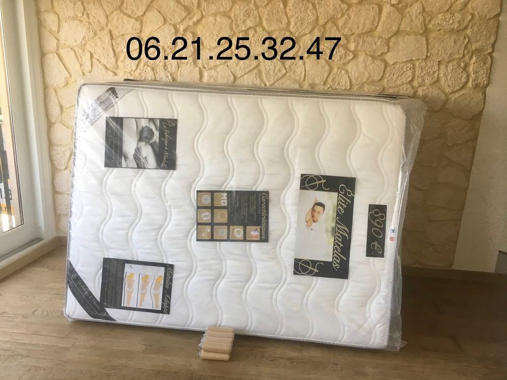 matelas sommier neuf dans l?emballage d?origine jamais servi Meubles