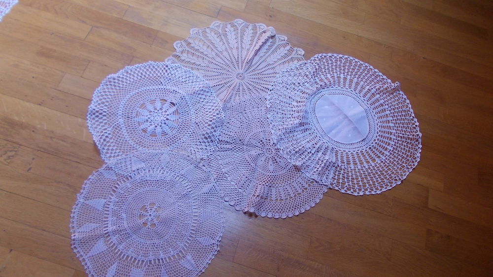 napperons fait au crochet Décoration