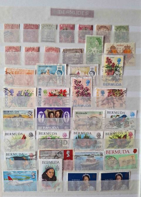 Série de timbres de collection des Bermudes 15 Gap (05)