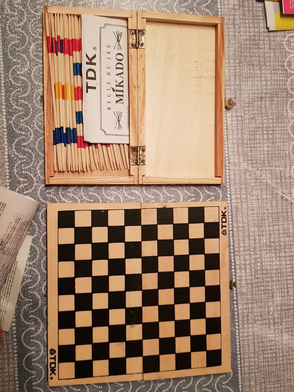 Jeux mikado dispo 10 boite et jeux dame et backgammon voyag Jeux / jouets