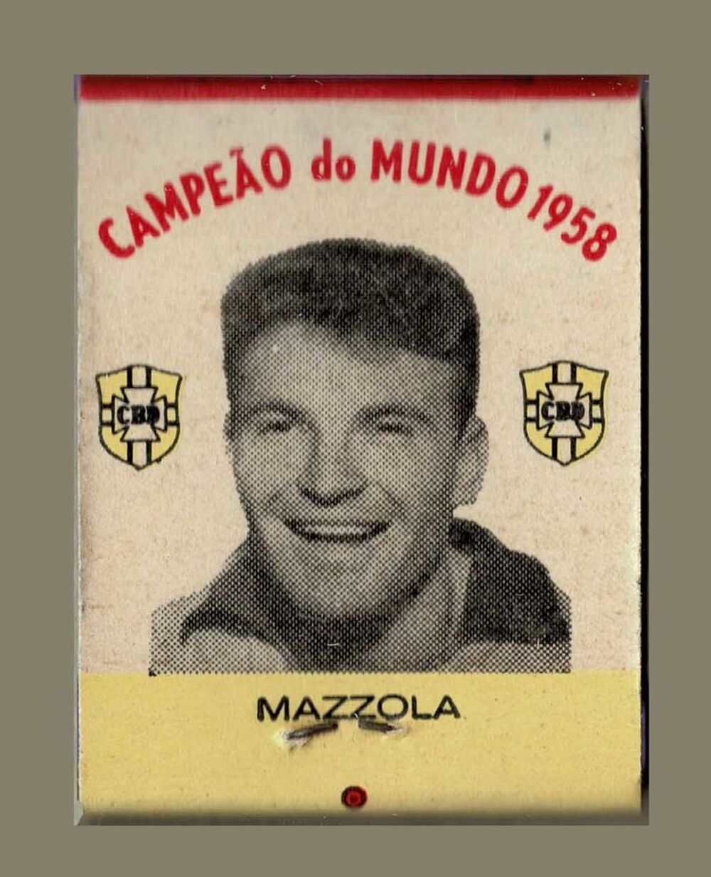 FOOTBALL &Eacute;quipe BR&Eacute;SIL 1958. S&eacute;rie 25 pochettes allumettes 