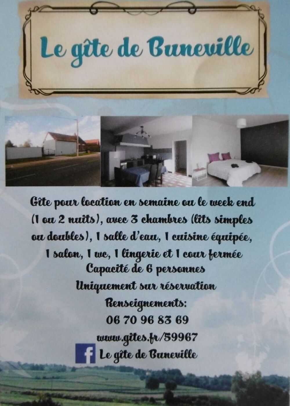   Le gîte de Buneville Vacances  / Offres de location 