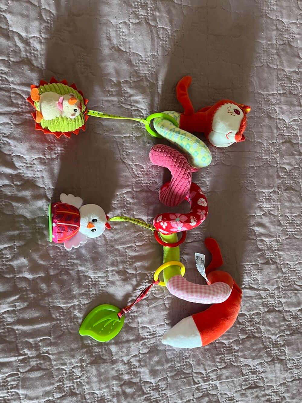 Jouet spirale pour lit b&eacute;b&eacute; ou poussette Jeux / jouets
