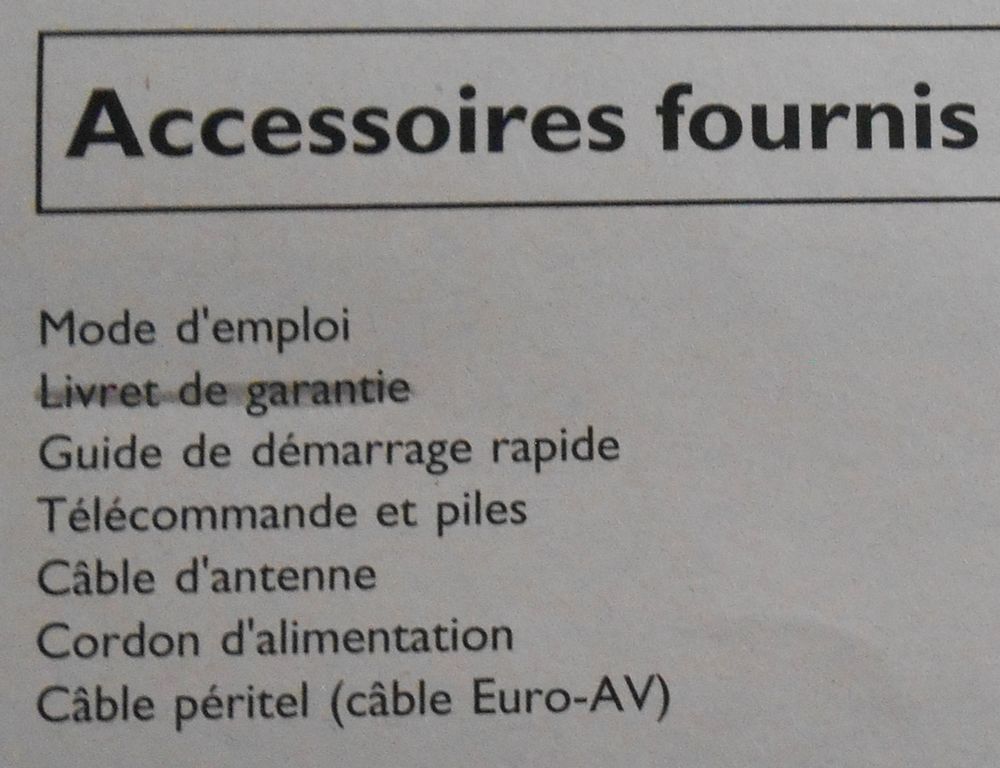 Lecteur DVD PHILIPS
Photos/Video/TV
