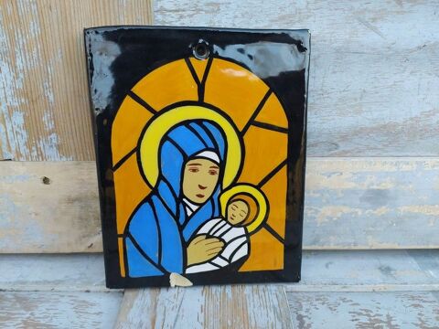 Icone C�ramique �mile Tessier Notre Dame Saint-Calais 1935 35 Loches (37)