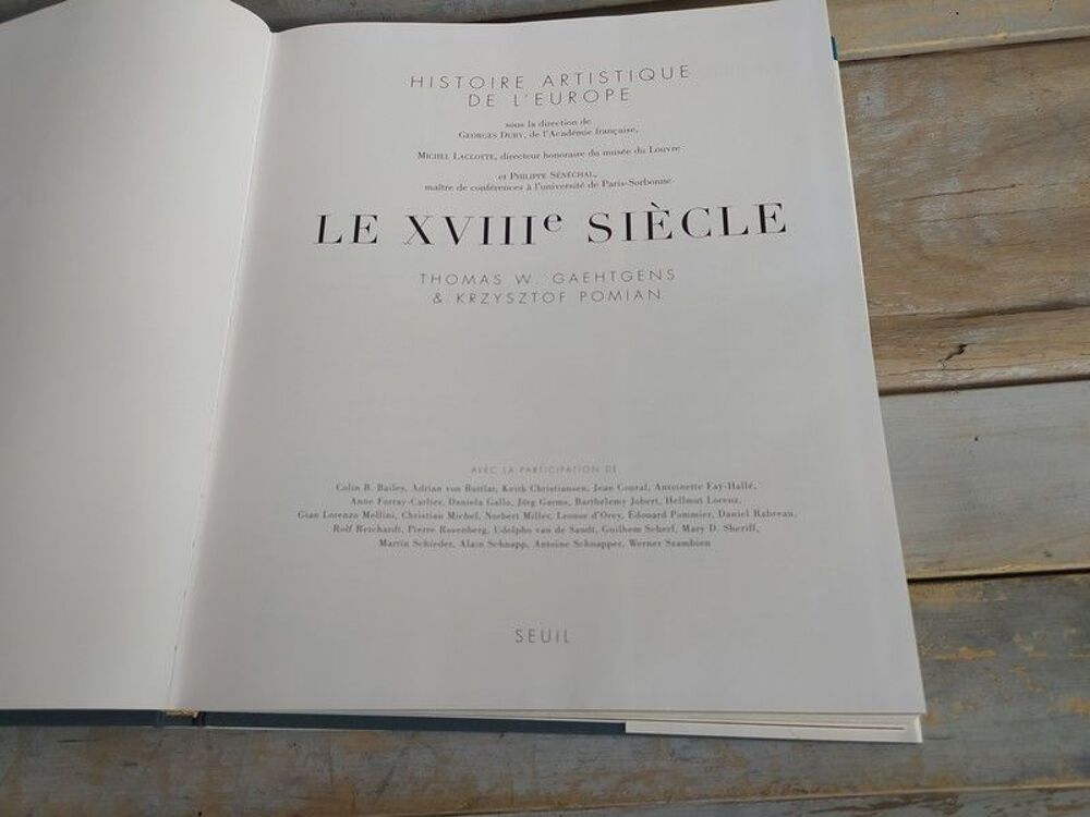 Livres le XVII&egrave;me et le XVIII&egrave;me Si&egrave;cle Art en Europe Livres et BD