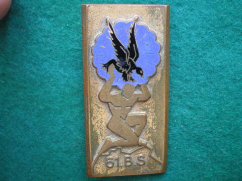 Insigne du Train - 61° Bataillon des Services - 11° DLI. 20 Caen (14)