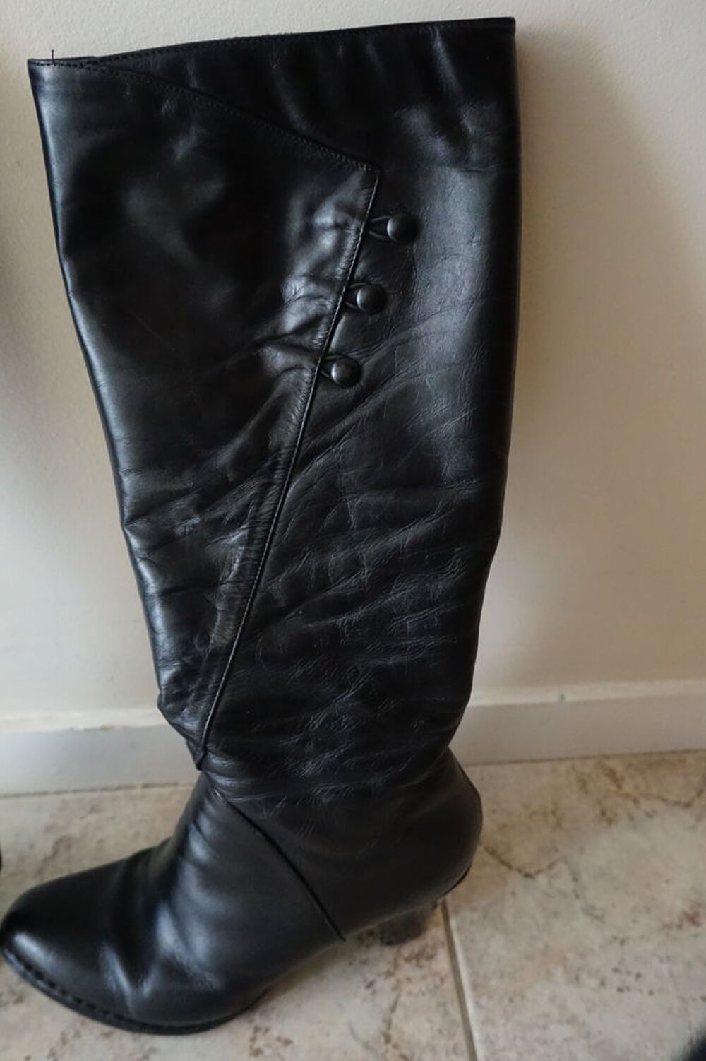 botte noire Chaussures