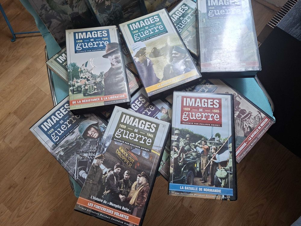 Lot+de+13+cassettes+VHS+"Images+de+Guerre+" DVD et blu-ray