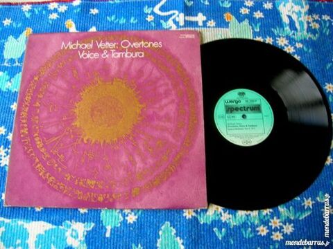 DOUBLE 33 TOURS MICHAEL VETTER Overtones Voice & Tambura 18 Nantes (44)