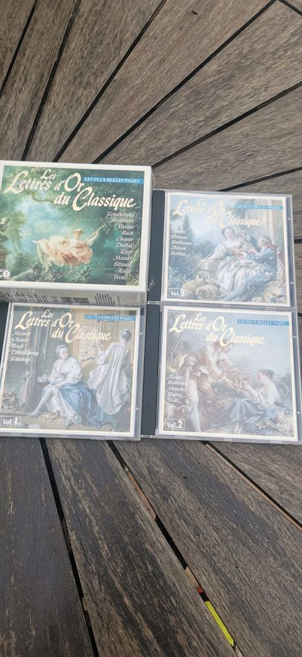 COFFRET DE 3 CD LES LETTRES D'OR DU CLASSIQUE CD et vinyles