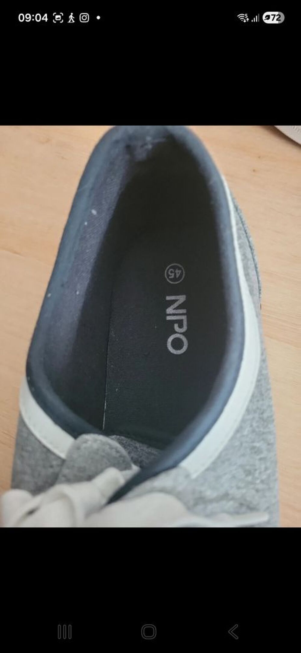 basket toile homme Chaussures