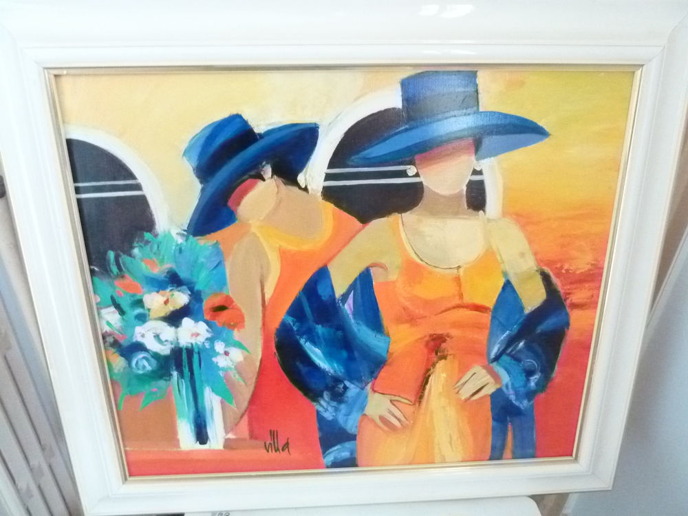 tr&egrave;s beau tableau de Ma&iuml;tre sur toile- sign&eacute;.
Décoration