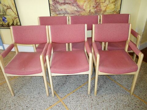 chaise fauteuil trs confortable rose  retapisser restaurer 5 Monflanquin (47)