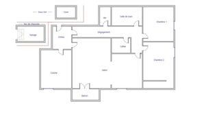  Appartement � louer 3 pi�ces 80 m�