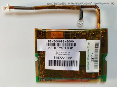 Mini Modem PC portable  �Vintage�  (R�f:�Compaq: 248777-002) 7 Canet-en-Roussillon (66)