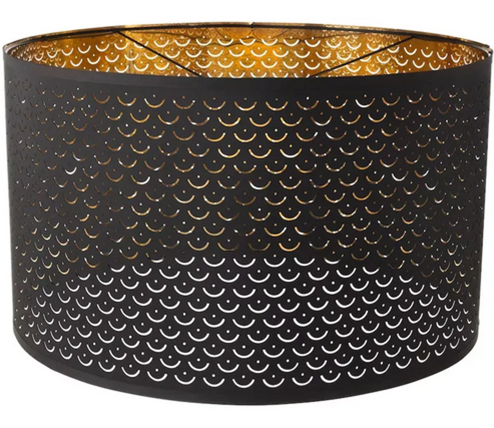 Abat-jour IKEA NYM&Ouml;, noir/couleur laiton Décoration