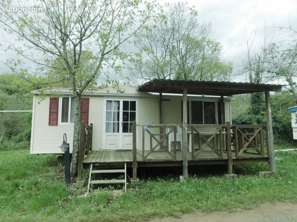 Vente Chalet Mobil Home Sud Ardèche calme clim Largentière