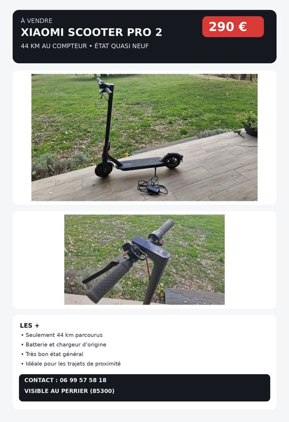 trottinette XIAOMI Scooter Pro 2 Sports